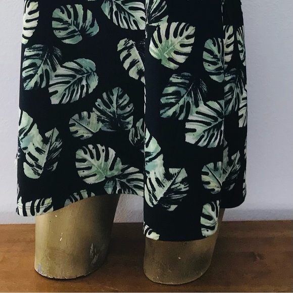 FOREVER 21 Pretty PALM LEAF Print Sun DRESS Small - Picture 13 of 15